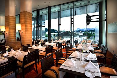H+ Hotel Salzburg: 레스토랑