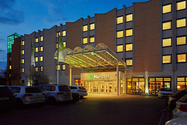 H+ Hotel Leipzig-Halle: Vista externa