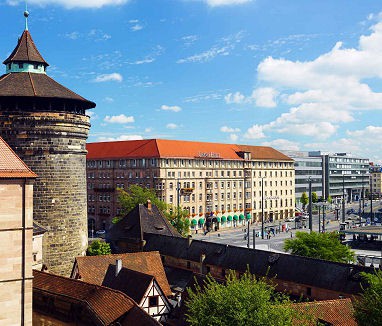 Le Méridien Grand Hotel Nürnberg: Widok z zewnątrz