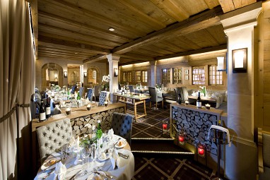 Golfhotel Les Hauts de Gstaad & SPA: Ресторан