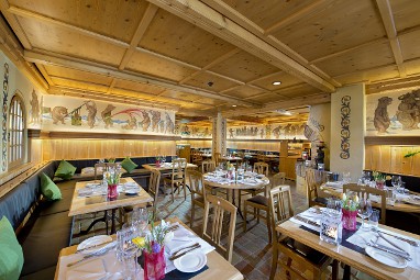 Golfhotel Les Hauts de Gstaad & SPA: 餐厅
