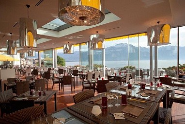 The Grand Hôtel Suisse-Majestic: Restaurante