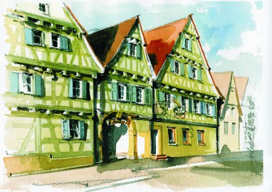 Historik Hotel Ochsen: Widok z zewnątrz